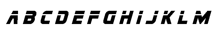 Mission: Danger Title Italic FONT
