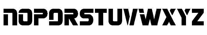 Mission: Danger Font UPPERCASE