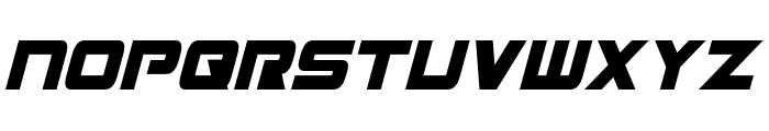Mission GT-R Condensed Italic Font LOWERCASE