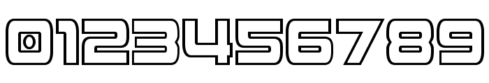 Mission GT-R Hollow Condensed Font OTHER CHARS