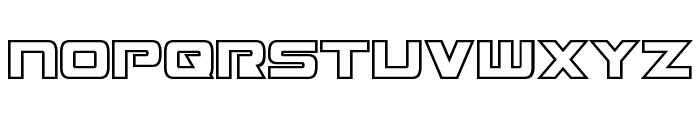 Mission GT-R Hollow Font LOWERCASE