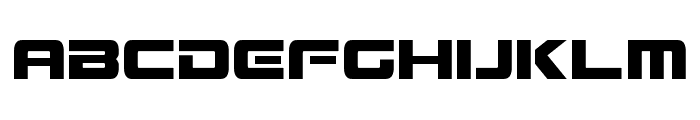 Mission GT-R Font LOWERCASE