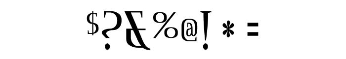 Mississauga-Regular Font OTHER CHARS