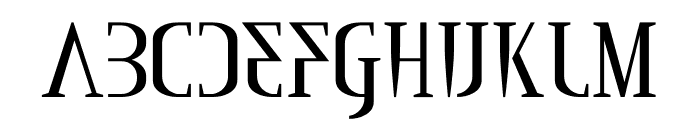 Mississauga-Regular Font UPPERCASE