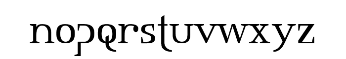 Mississauga-Regular Font LOWERCASE