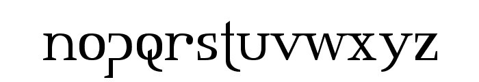 Mississauga Font LOWERCASE