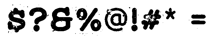 Mistage-Demo Font OTHER CHARS