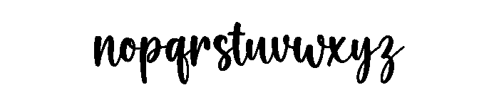 Mistake1 Font LOWERCASE
