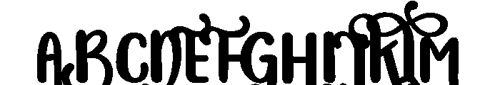 Mistaltoedemo-Regular Font UPPERCASE