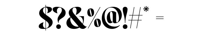 Mistegave Regular Font OTHER CHARS
