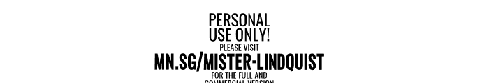 Mister Lindquist PERSONAL USE Regular Font OTHER CHARS