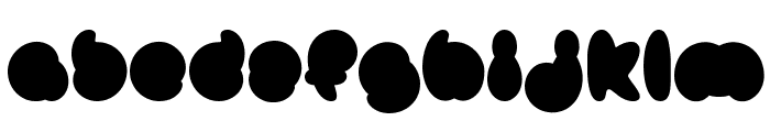 Mister Loopy Fill Font LOWERCASE