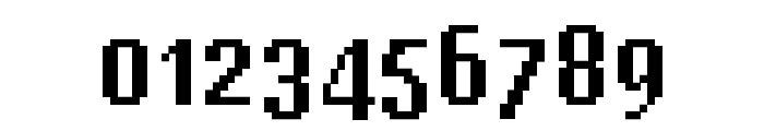 Mister Pixel 16 pt - Old Style Figure Font OTHER CHARS