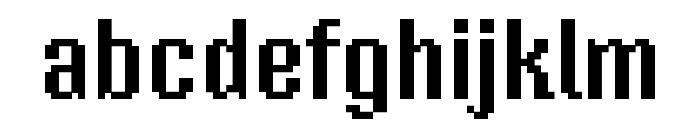 Mister Pixel 16 pt - Old Style Figure Font LOWERCASE