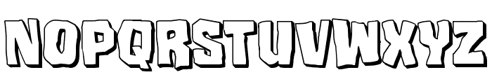 Mister Twisted 3D Font UPPERCASE