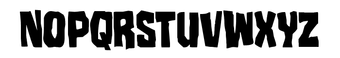 Mister Twisted Condensed Font UPPERCASE