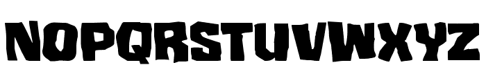 Mister Twisted Expanded Font UPPERCASE