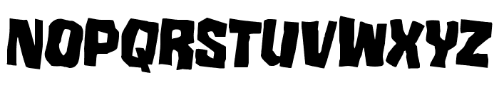 Mister Twisted Rotated 2 Font UPPERCASE