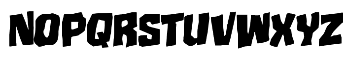 Mister Twisted Staggered Rotalic Font UPPERCASE