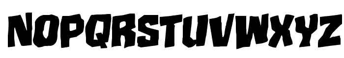 Mister Twisted Staggered Rotalic Font LOWERCASE