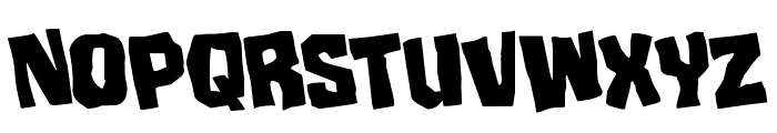 Mister Twisted Staggered Rotated Font LOWERCASE