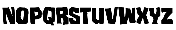 Mister Twisted Staggered Font LOWERCASE