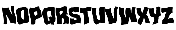 Mister Twisted Warped Font UPPERCASE