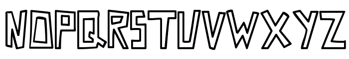 MisterBass    hollow Font LOWERCASE