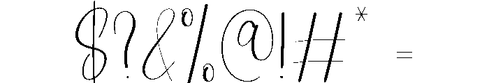 Misterlatters Font OTHER CHARS