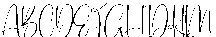 Misterlatters Font UPPERCASE