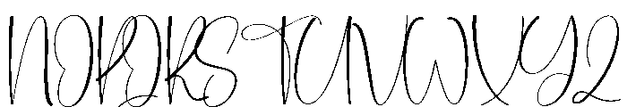 Misterlatters Font UPPERCASE