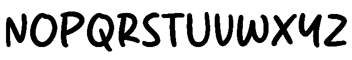 Mistery Silent Font UPPERCASE