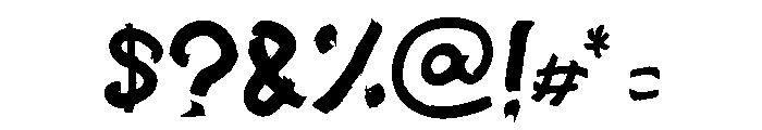 Mistica Font OTHER CHARS
