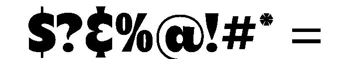 Mistur Sleuth Font OTHER CHARS
