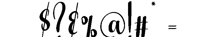 Mistymorn Font OTHER CHARS
