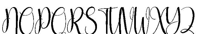 Mistymorn Font UPPERCASE
