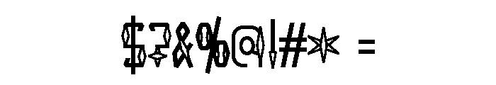 Miswak Font OTHER CHARS