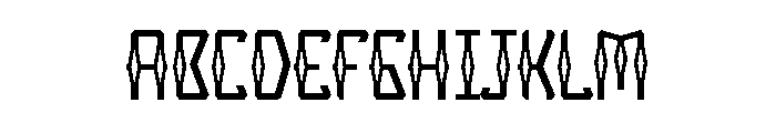 Miswak Font UPPERCASE