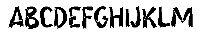 Mita Font UPPERCASE