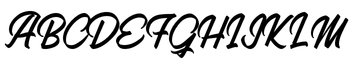 MithaScriptDEMO-Regular Font UPPERCASE