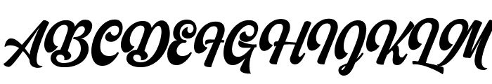 MitonaScript Font UPPERCASE