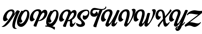 MitonaScript Font UPPERCASE