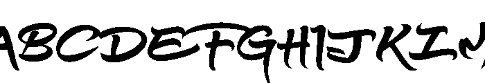 Mitshuka PERSONAL USE Regular Font UPPERCASE