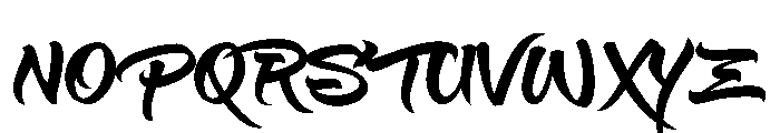 Mitshuka PERSONAL USE Regular Font UPPERCASE