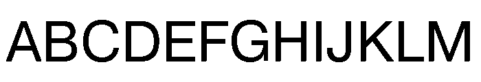Mitsubishi1 Merged Font UPPERCASE