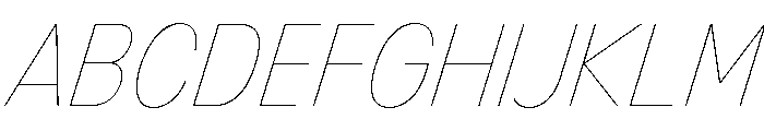 Mixolydian Titling Hairline Ita FONT