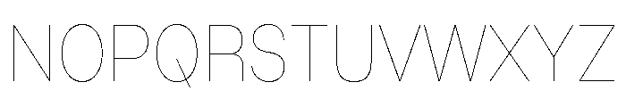 Mixolydian Titling Hairline Font UPPERCASE