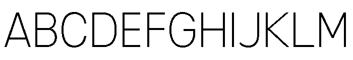 Mixolydian Titling Thin Font UPPERCASE