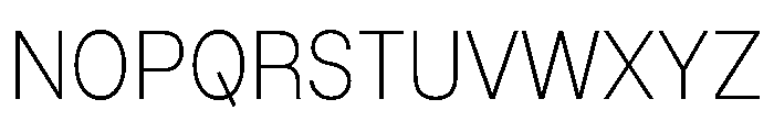 Mixolydian Titling Thin Font UPPERCASE