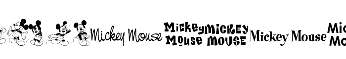 mickey m tfb Font UPPERCASE